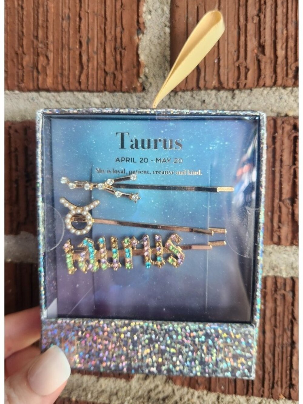 Zodiac Taurus Hair Accessories Set NWT